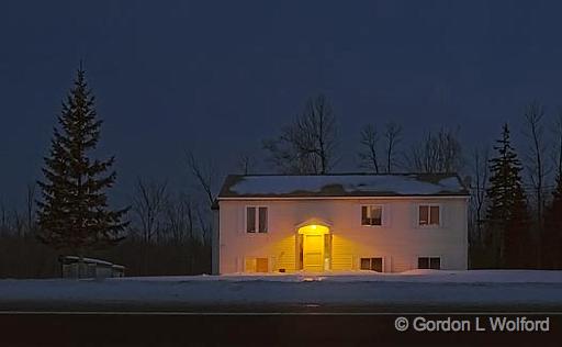 House In First Light_05898-909.jpg - Photographed near Smiths Falls, Ontario, Canada.